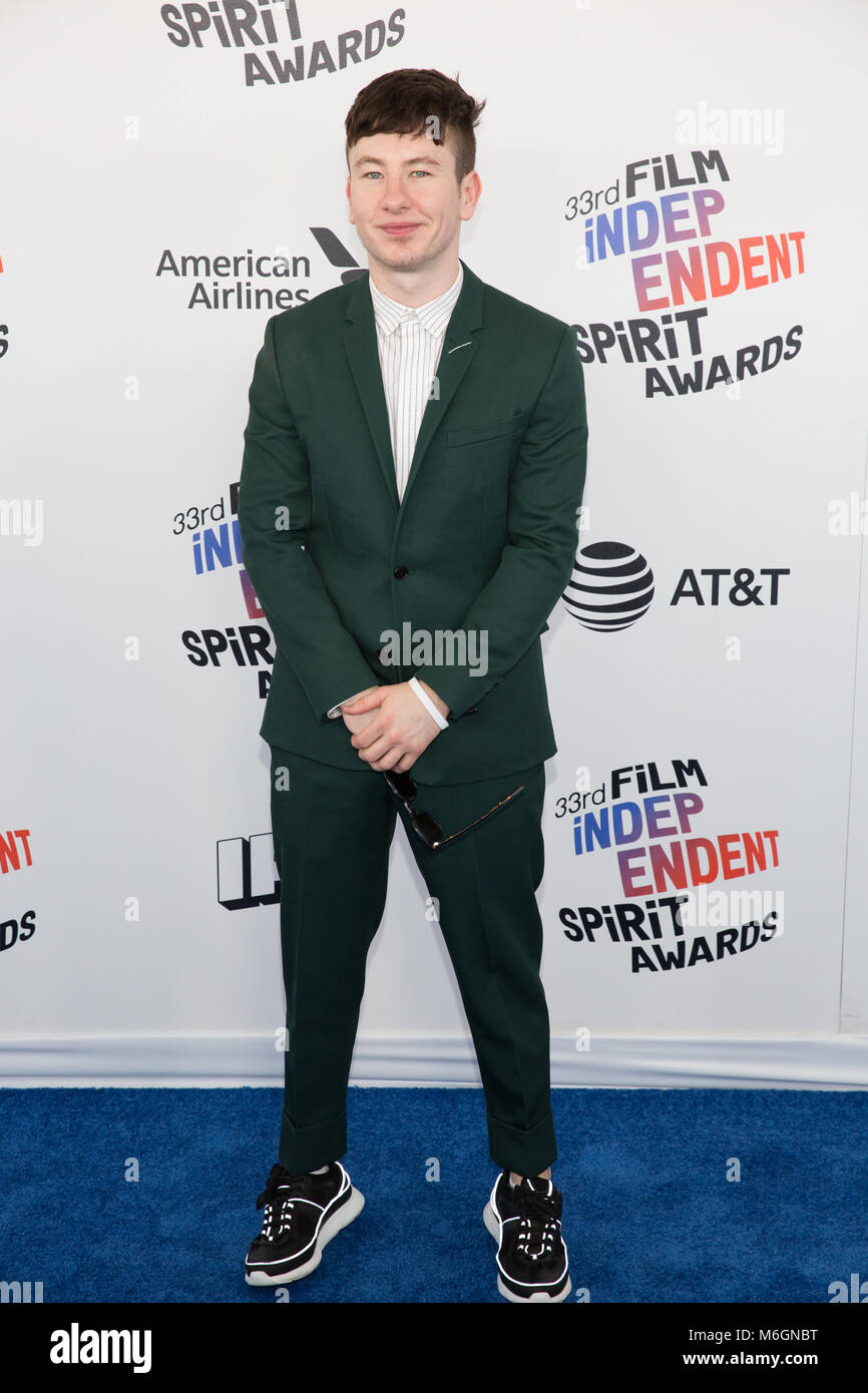 SANTA MONICA, CA - MARCH 3: Barry Keoghan at the 2018 Film Independent Spirit Awards in Santa Monica, California on March 3, 2018. Credit: Steve Rose/MediaPunch Stock Photo