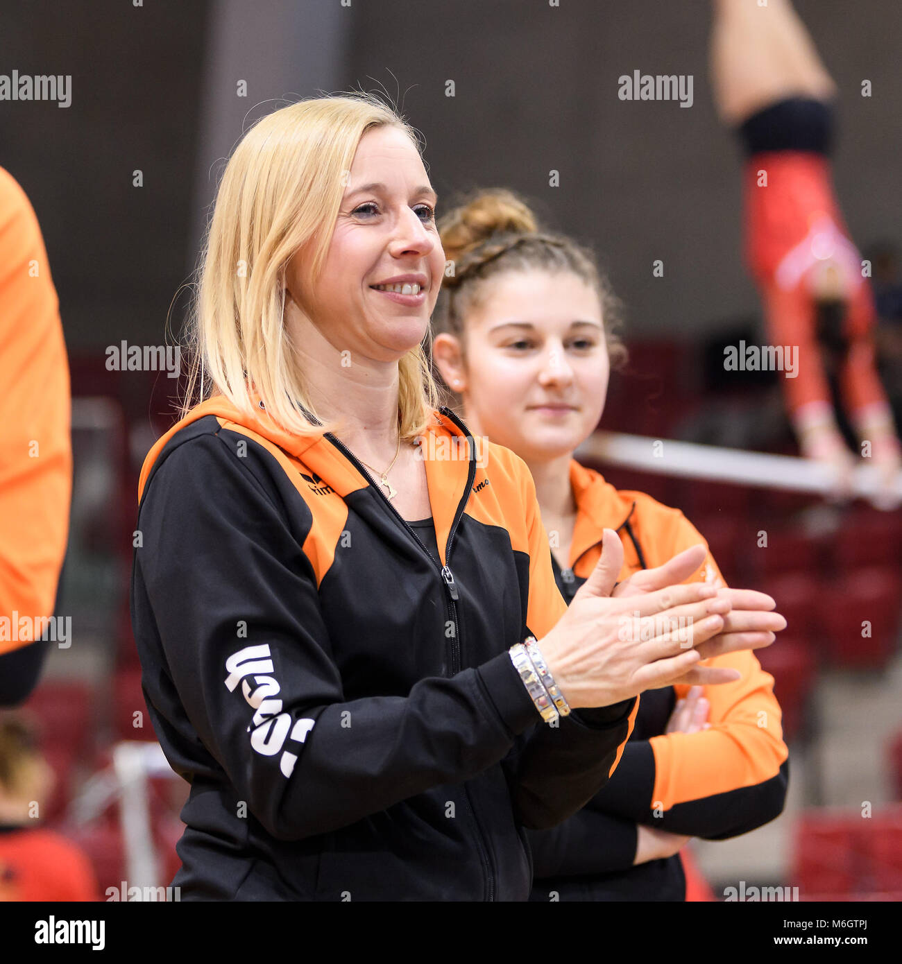 Stuttgart, Deutschland. 03rd Mar, 2018. coachin Tatjana Bachmayer (KRK). GES/ Turnen/ Bundesliga: Saisonauftakt, 03.03.2018 -- |usage worldwide Credit: dpa/Alamy Live News Stock Photo