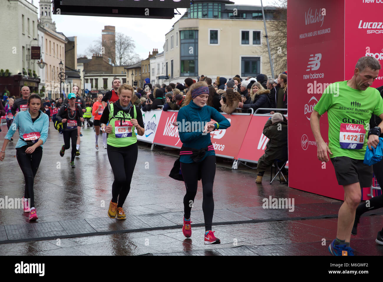 Greenwich,UK,4th March 2018,The Vitality Big Half is a new half