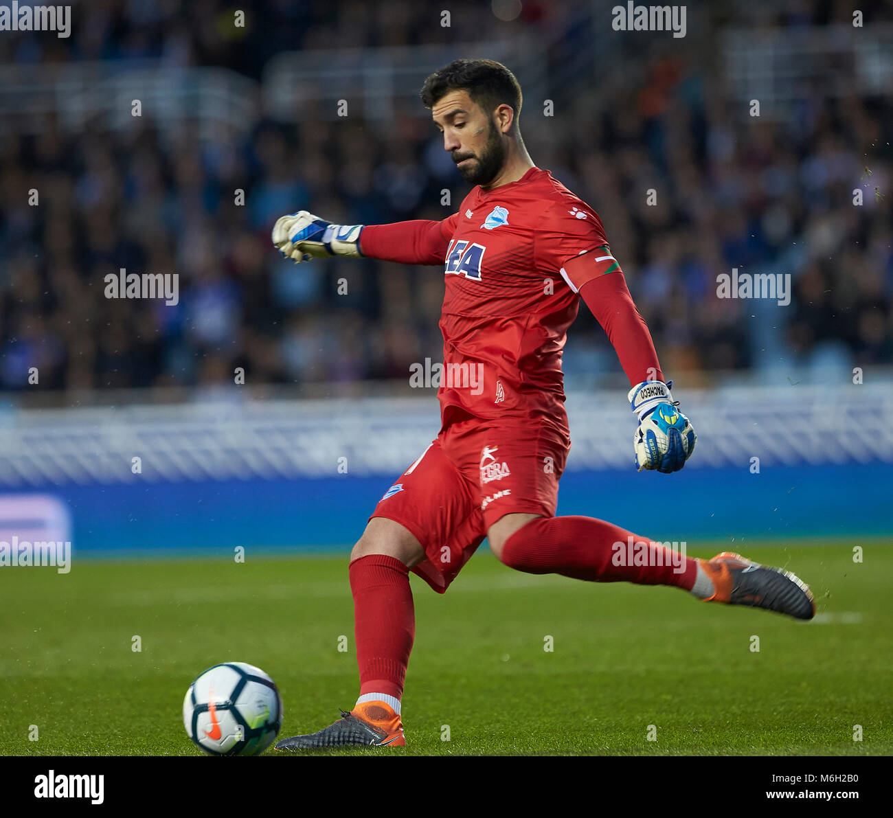 San Sebastian, Spain. 04th Mar, 2018. (1) Fernando Pacheco during the