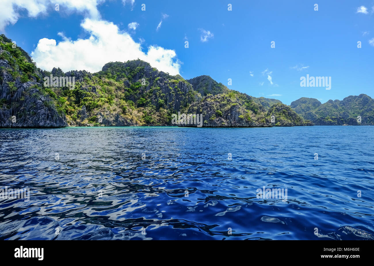 Coron Islands in Palawan, Philippines. Palawan is one of the most