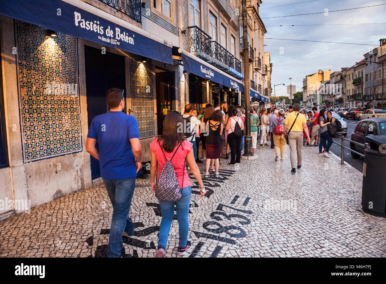 Pasteis de Belém cafe in Belém district of Lisbon, Portugal Stock Photo