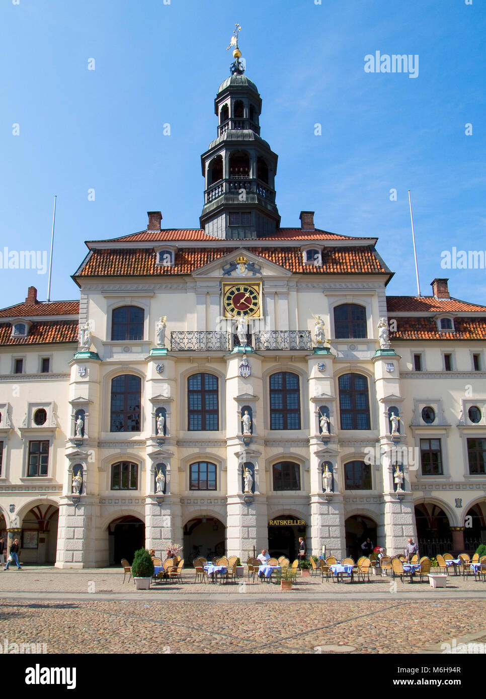 Townhall of Lueneburg, Niedersachsen, Germany. Stock Photo