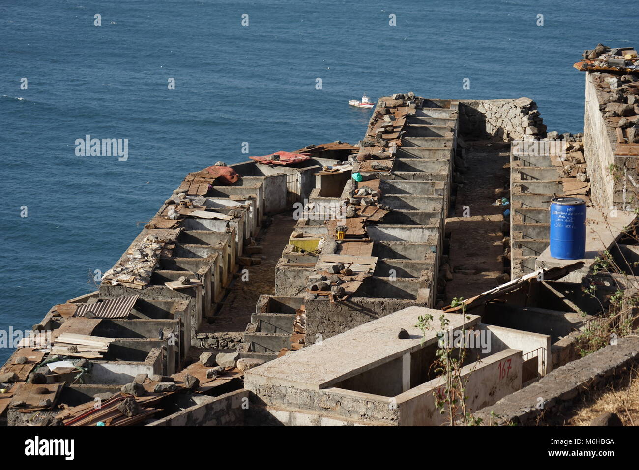 Piggery, Ponta do Sol, Santo Antao, Cape Verde Stock Photo