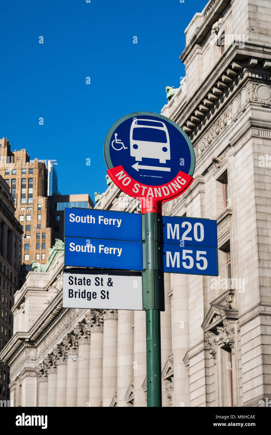 New york city bus stop hires stock photography and images Alamy