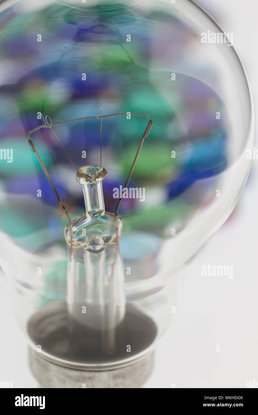 tungsten filament lightbulb Stock Photo Alamy