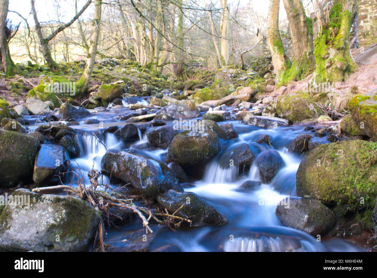 Welsh Water Falls, The Breacon Beacons Stock Photo