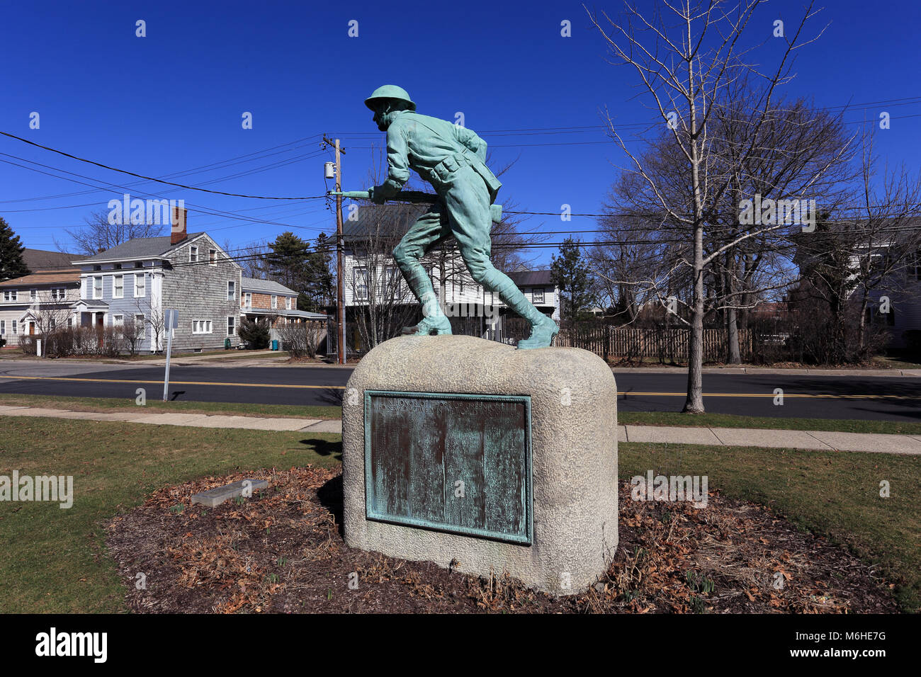 World War I monument Greenport Long Island New York Stock Photo Alamy