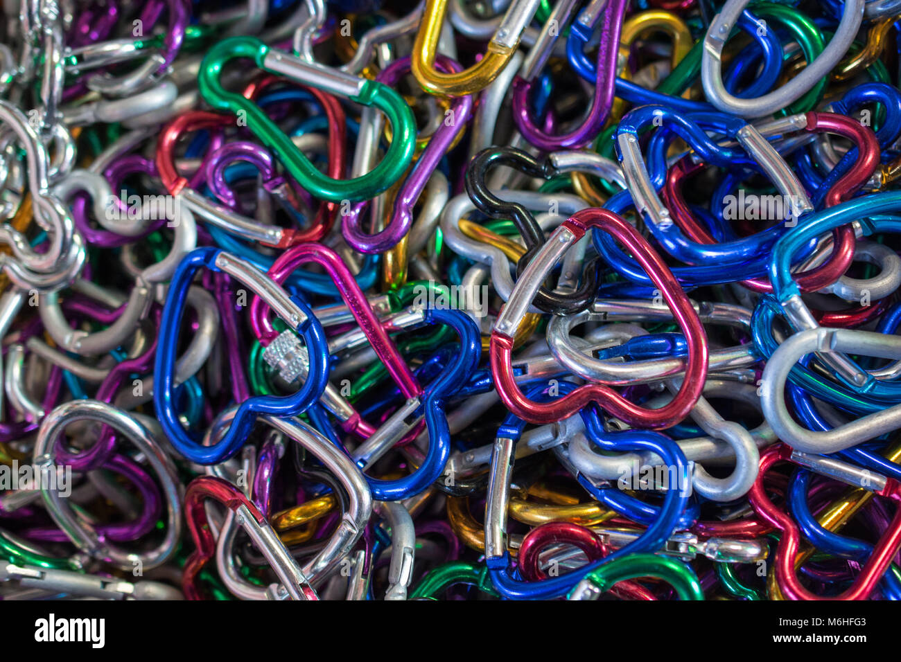 Colorful decorative objects in the shape of a heart Stock Photo Alamy