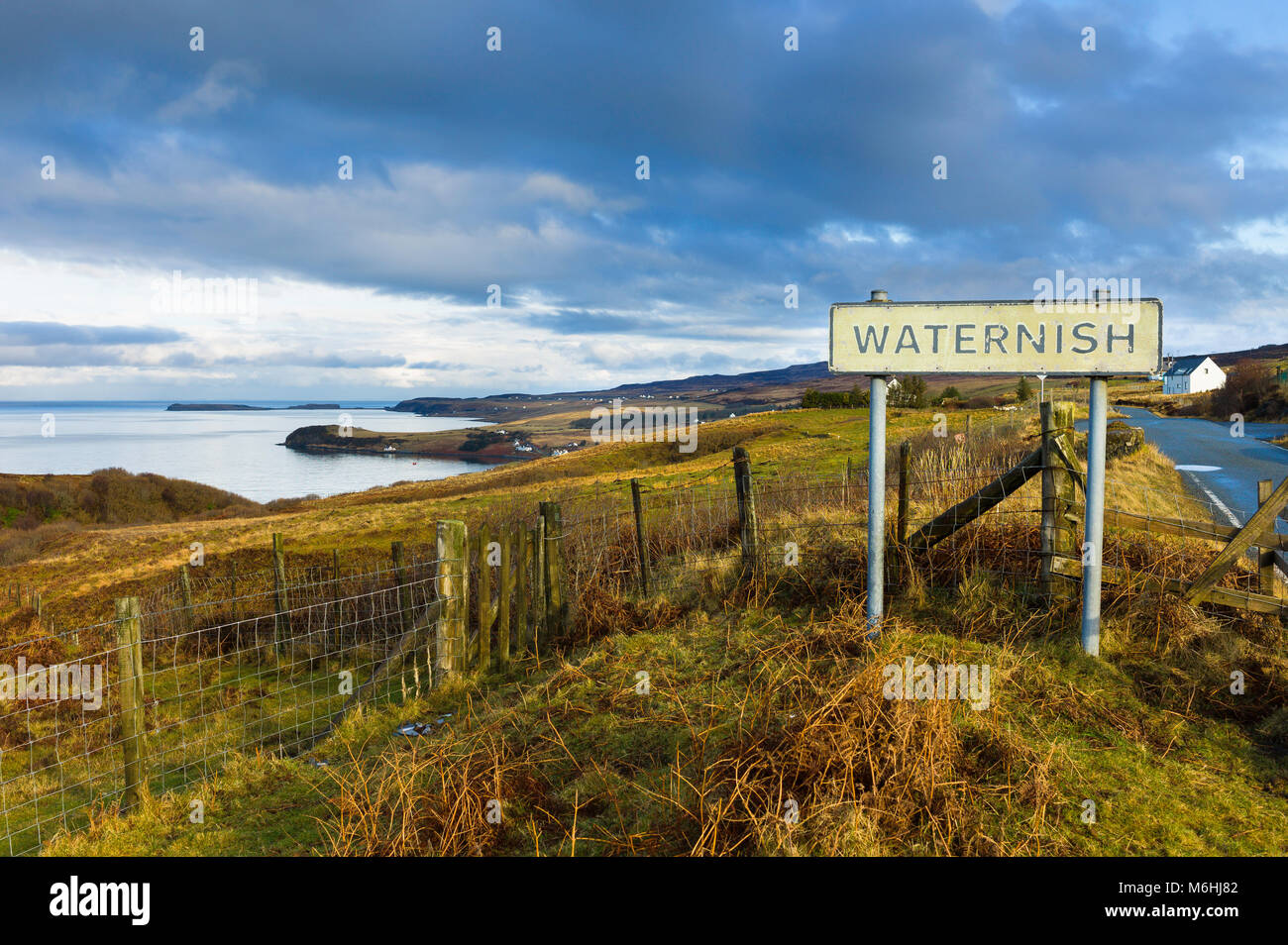 The village of Waternish, Isle of Skye Stock Photo Alamy