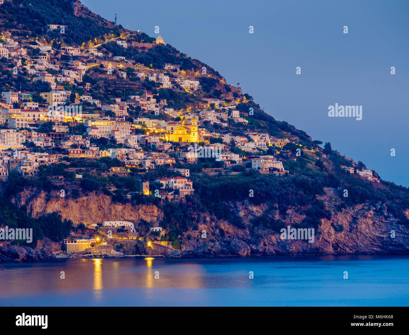 Town of Vettica Maggiore on Amalfi coast, Italy Stock Photo - Alamy