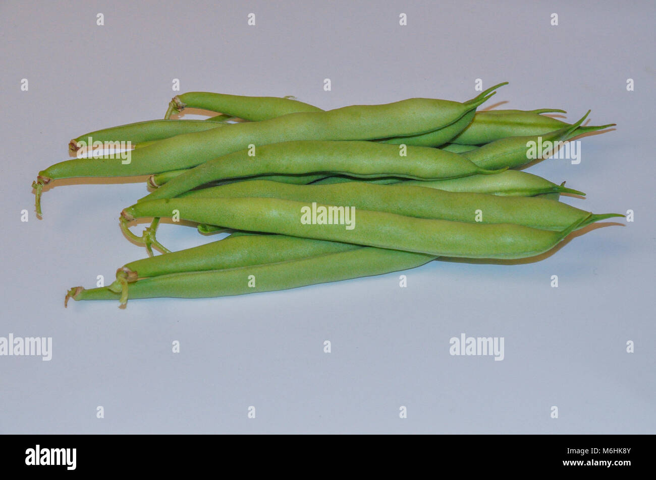 Pole beans 5 Stock Photo - Alamy