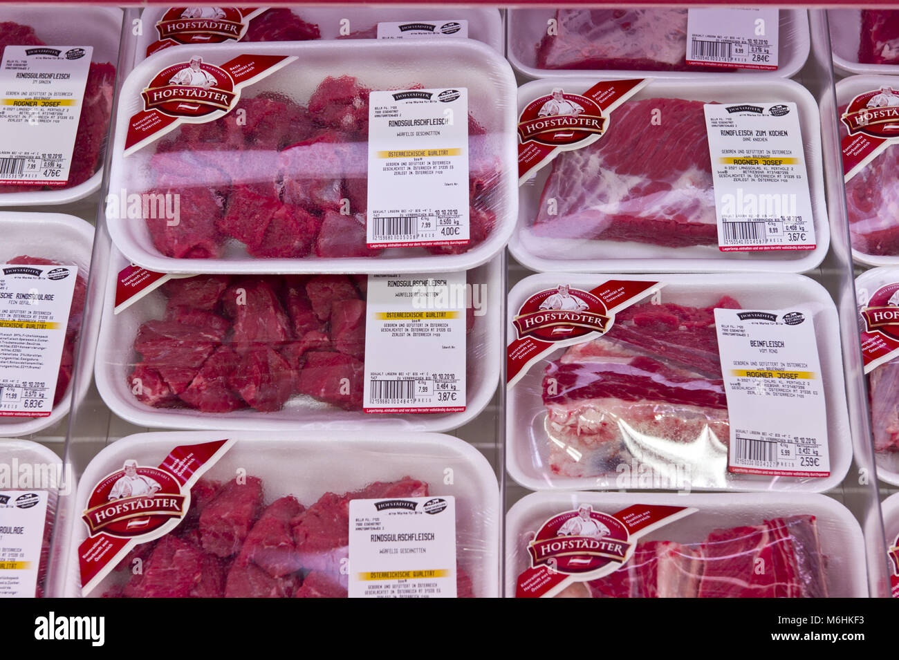 Supermarket meat 2 Stock Photo Alamy
