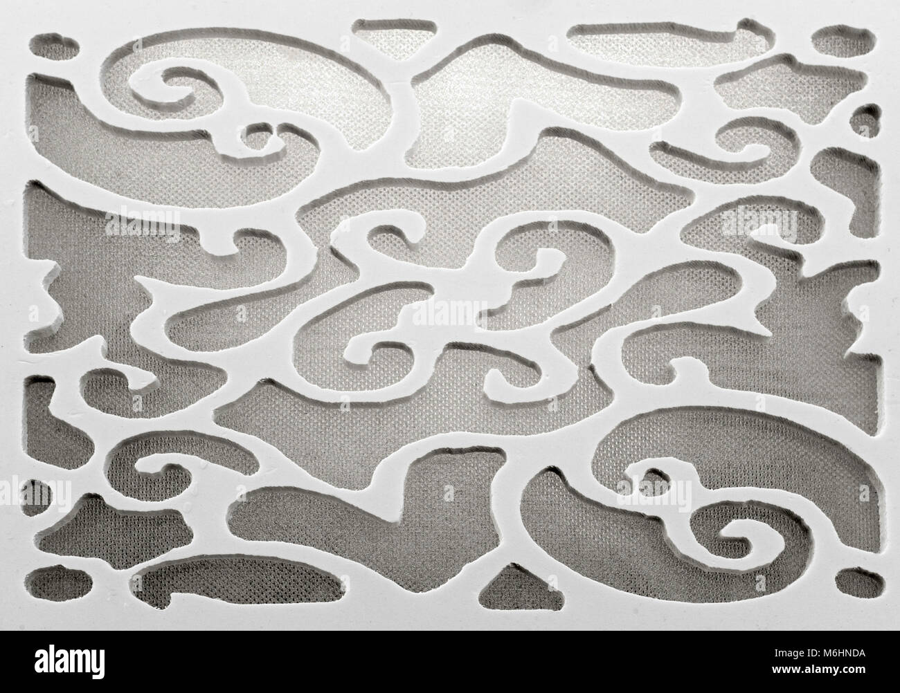 decorative frame cut out in abstract shapes Stock Photo - Alamy