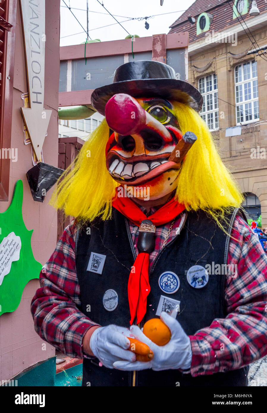 Basler Fasnacht, Carnival of Basel, Basel, Switzerland, Europe Stock Photo