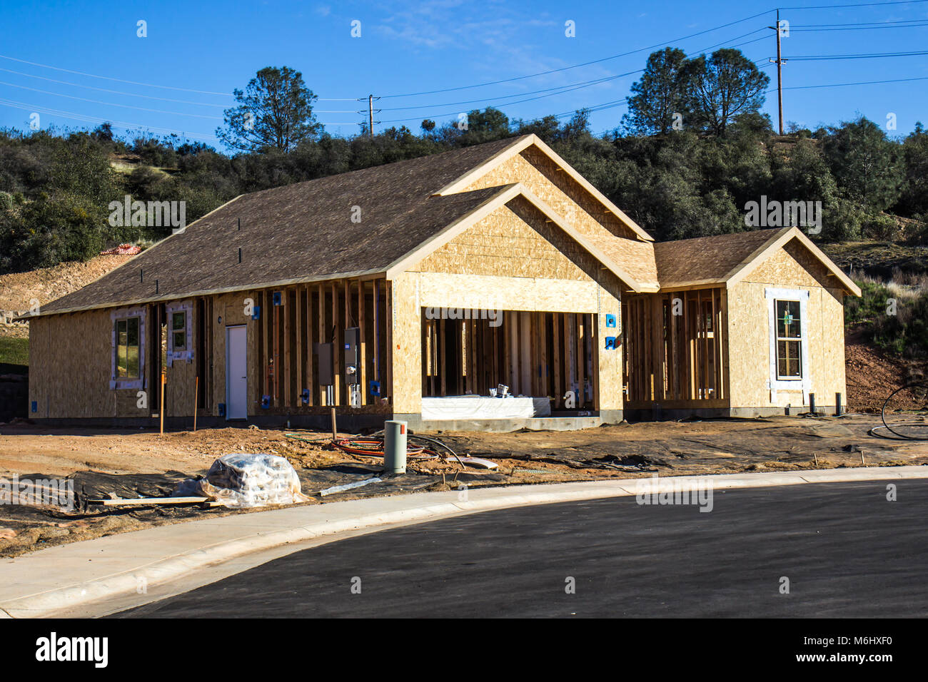 Roof sheathing hi-res stock photography and images - Alamy