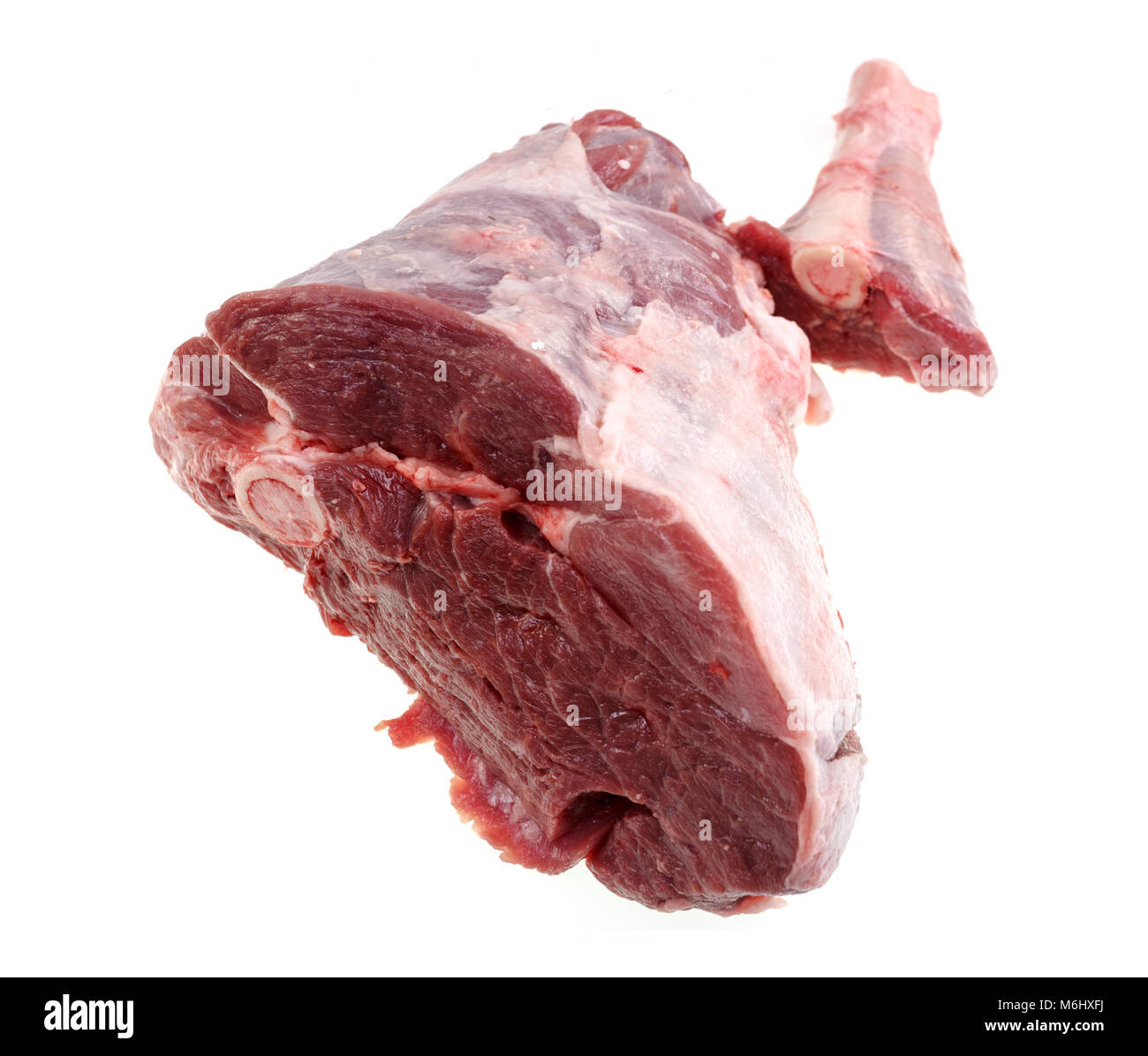 Lamb leg is the leanest lamb cut with a good strong flavour Stock Photo -  Alamy