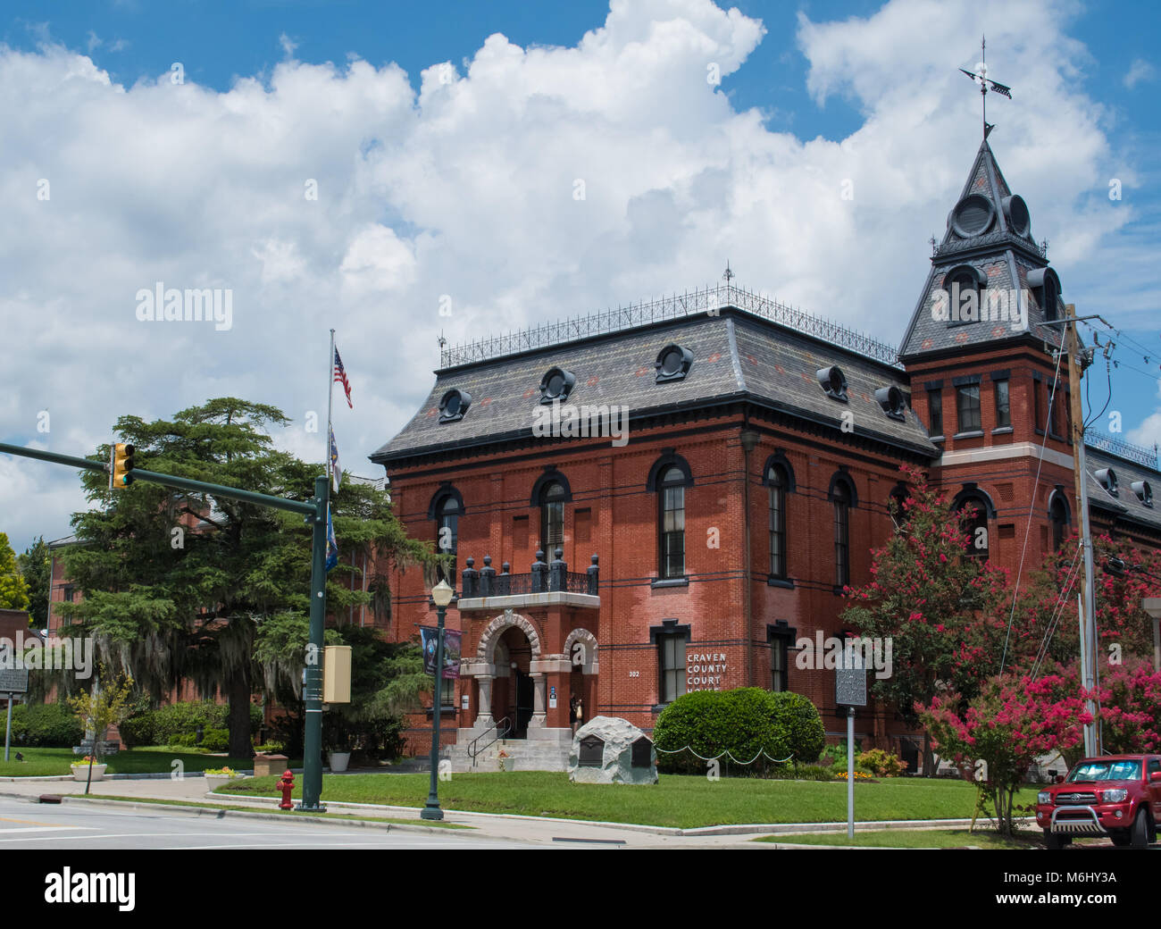New Bern North Carolina Court House building in the historic waterfront New Bern North Carolina Court House building in the historic waterfront