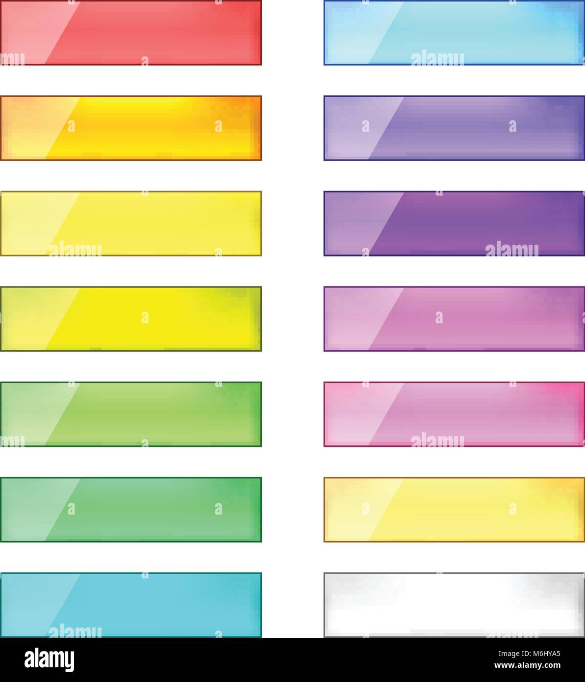 vector web buttons set Stock Vector Image & Art - Alamy