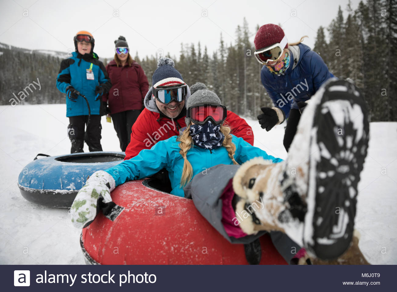 Snow Tubing Stock Photos & Snow Tubing Stock Images Alamy