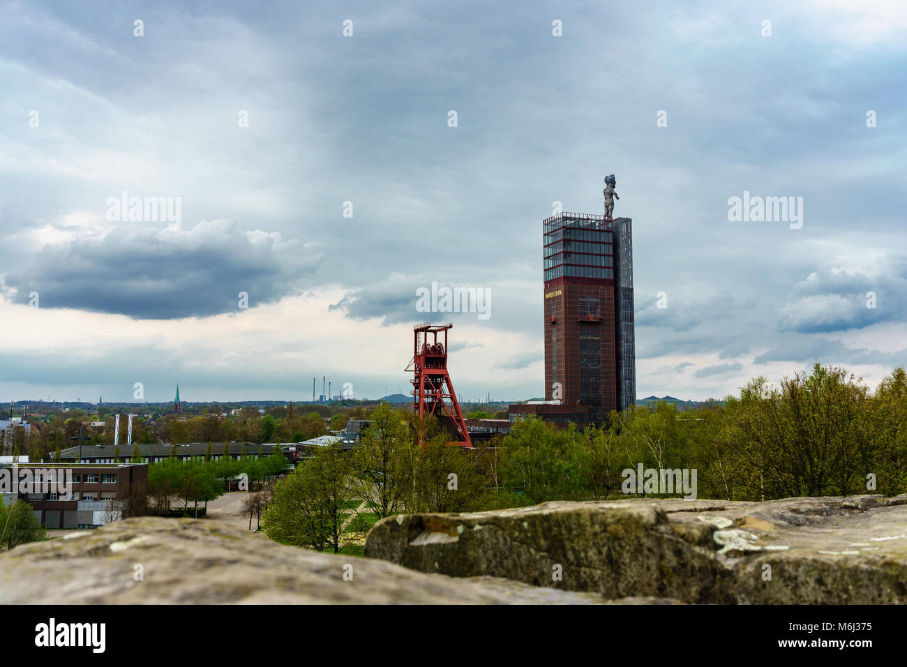 Nice view from the nordsternpark in gelsenkirchen germany Stock Photo