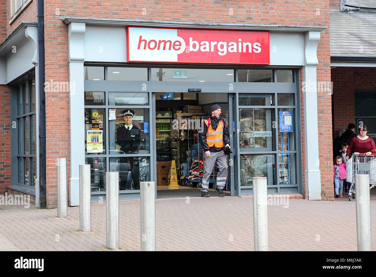 One of (12) images in this small set relating here to Home Bargains in Abbey Foregate in Shrewsbury. Stock Photo
