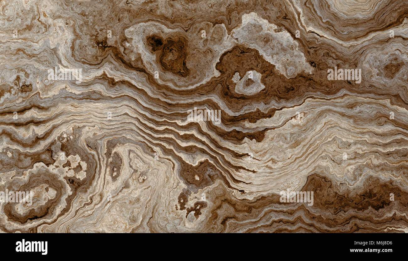Texture of roots of tree with wavy lines and age rings. Abstract ...