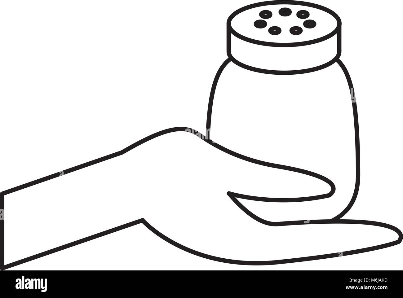 salt shaker ingredient cooking food Stock Vector Image & Art Alamy