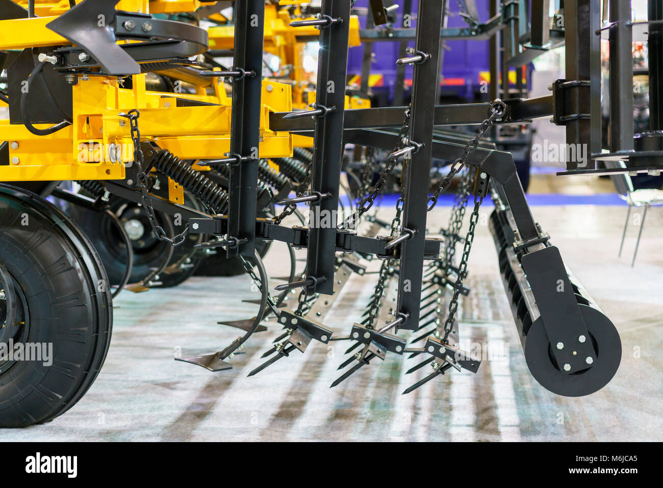 Agricultural Machinery In Agricultural Fair Stock Photo Alamy
