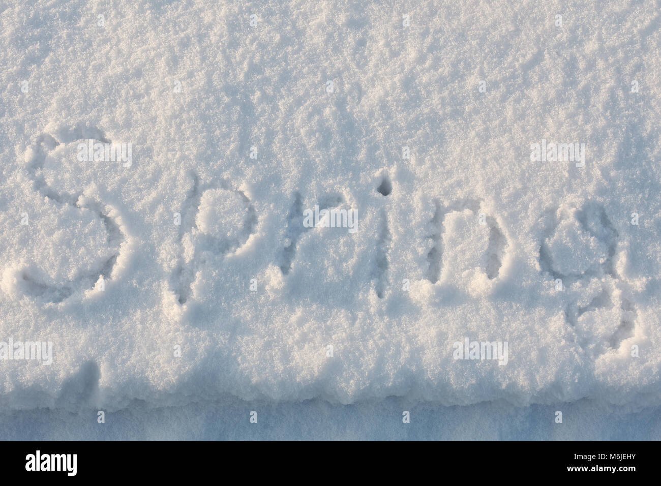 Word snow concept written hi-res stock photography and images - Alamy