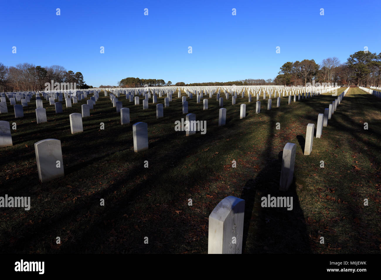 Calverton National Cemetery Long Island New York Stock Photo Alamy