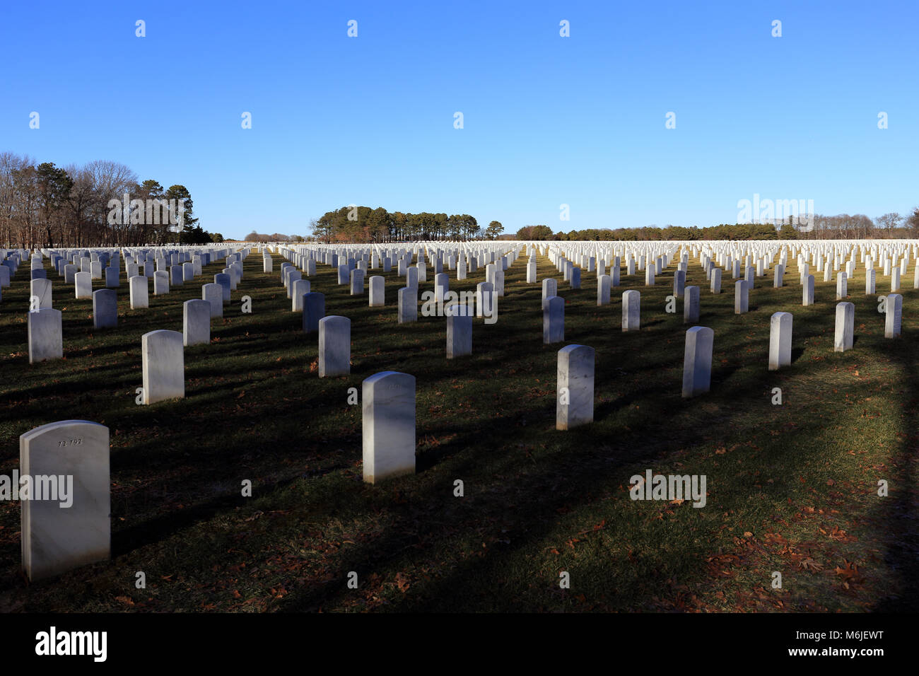 Calverton National Cemetery Long Island New York Stock Photo Alamy