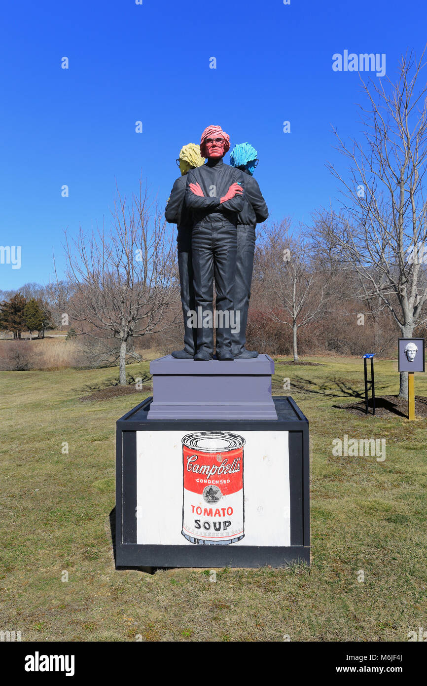 Outdoor art gallery Greenport Long Island New York Stock Photo Alamy