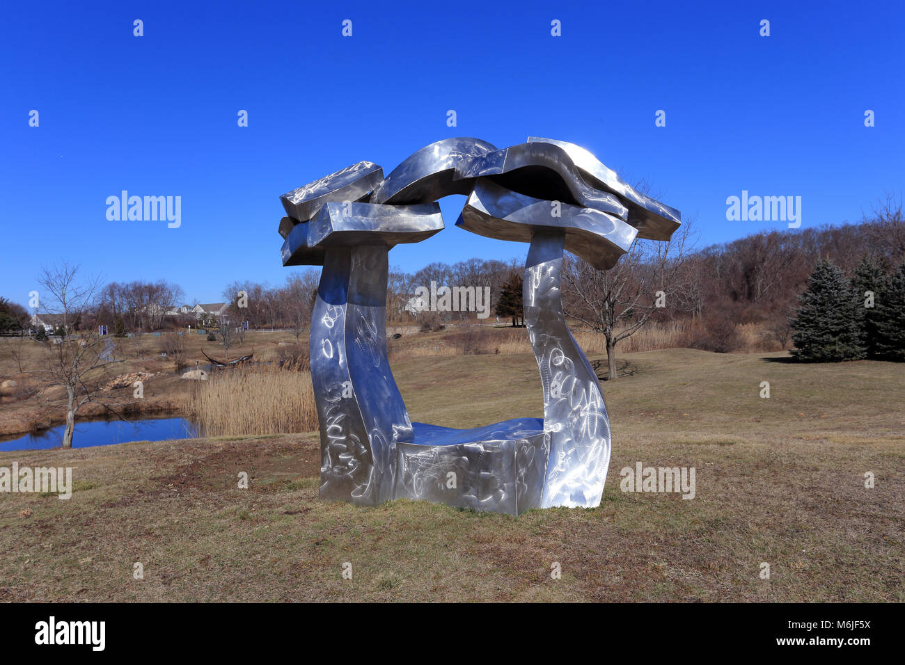 Outdoor art gallery Greenport Long Island New York Stock Photo Alamy