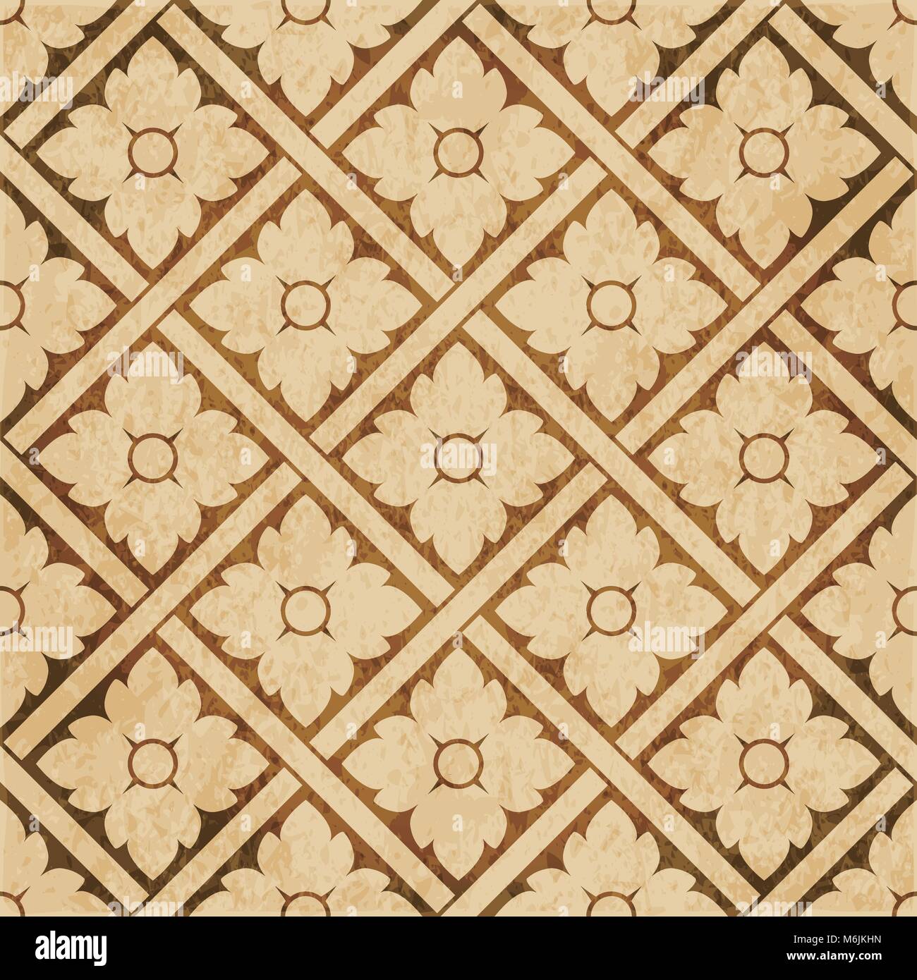 Retro Brown Watercolor Texture Grunge Seamless Background Relief