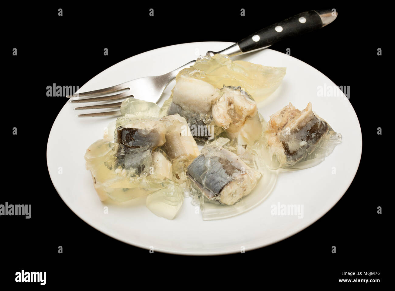Jellied eel on a plate hires stock photography and images Alamy