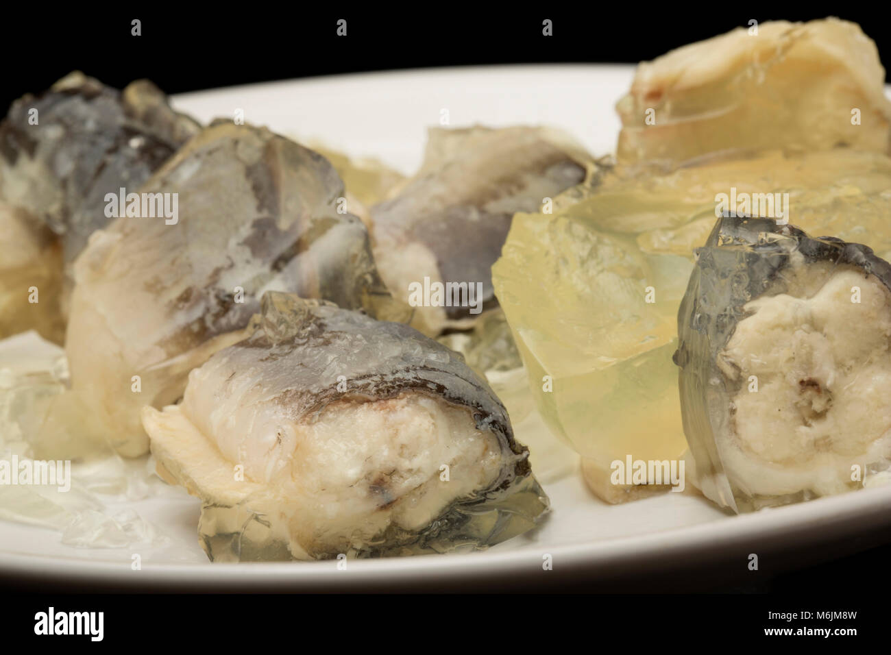 Jellied Eels Anguilla Anguilla Bought From A Supermarket In England Uk Gb Stock Photo Alamy