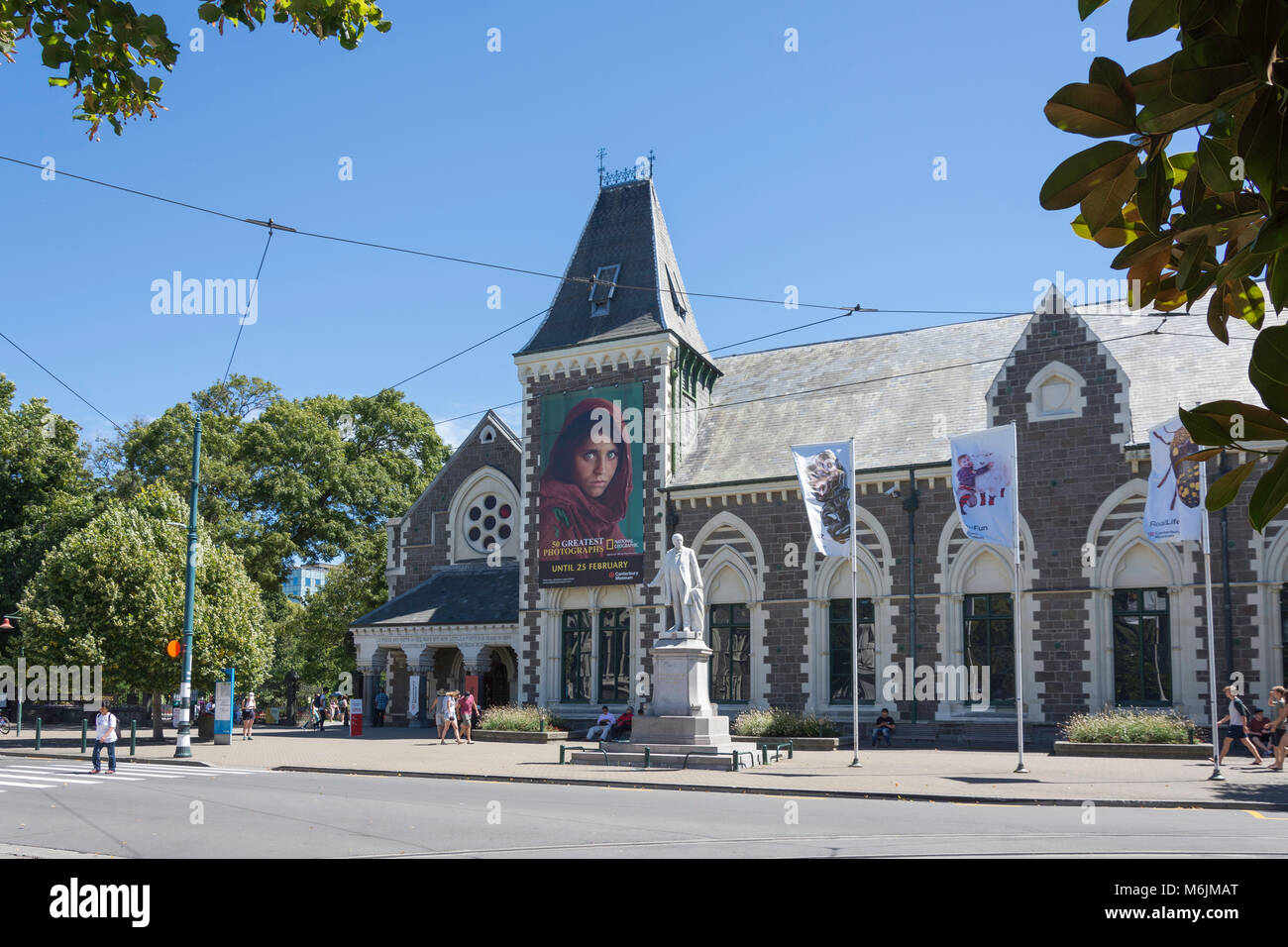 Canterbury Museum, Rolleston Avenue, Christchurch, Canterbury, New Zealand Stock Photo