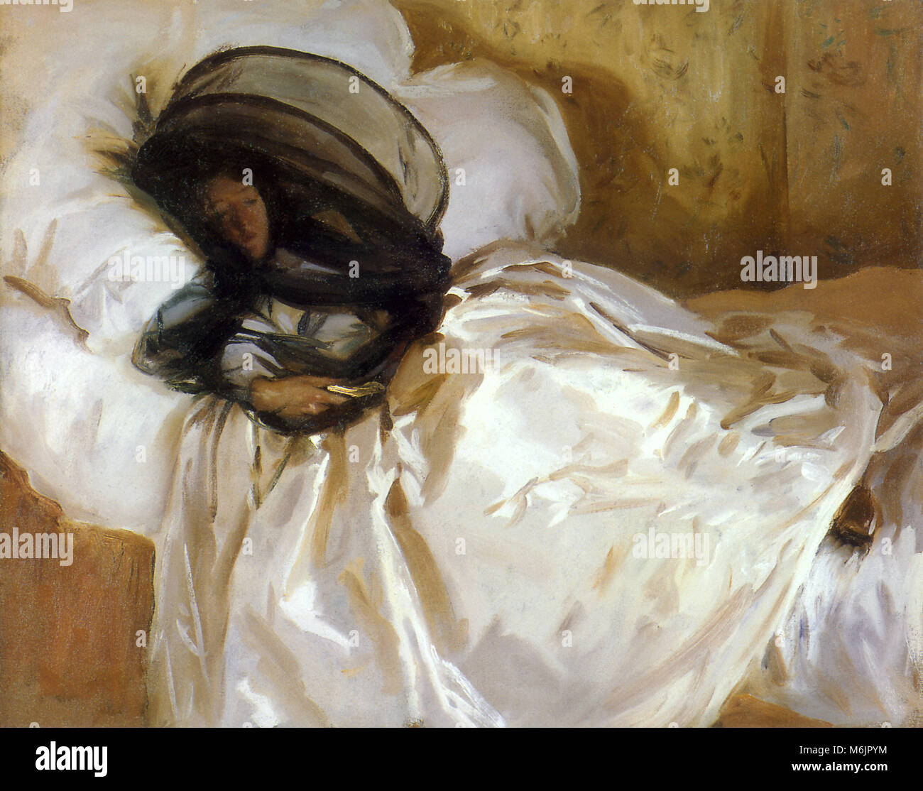 The Mosquito Net, Sargent, John Singer, 1912. Stock Photo
