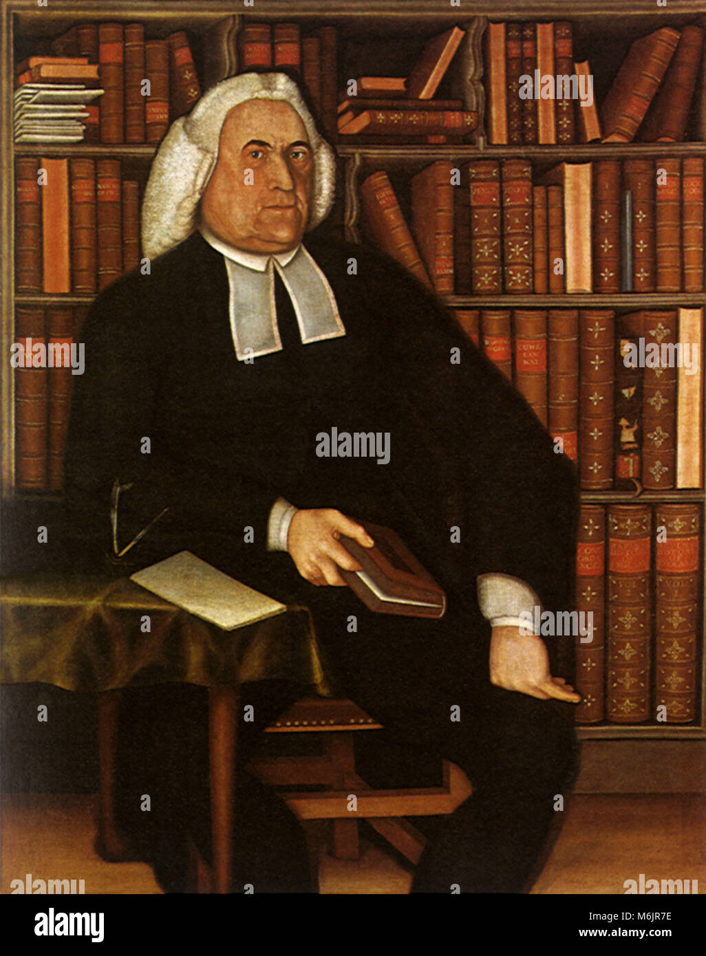 Reverend Ebenezer Devotion, Chandler, Winthrop, 1770. Stock Photo
