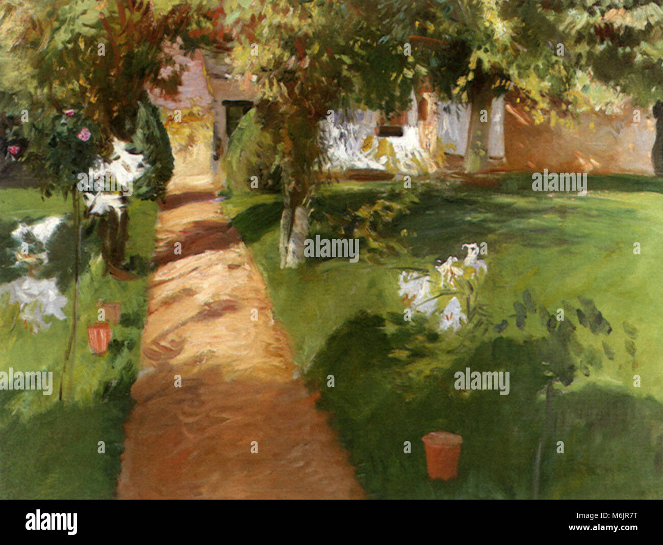 Millet's Garden, Sargent, John Singer, 1886. Stock Photo