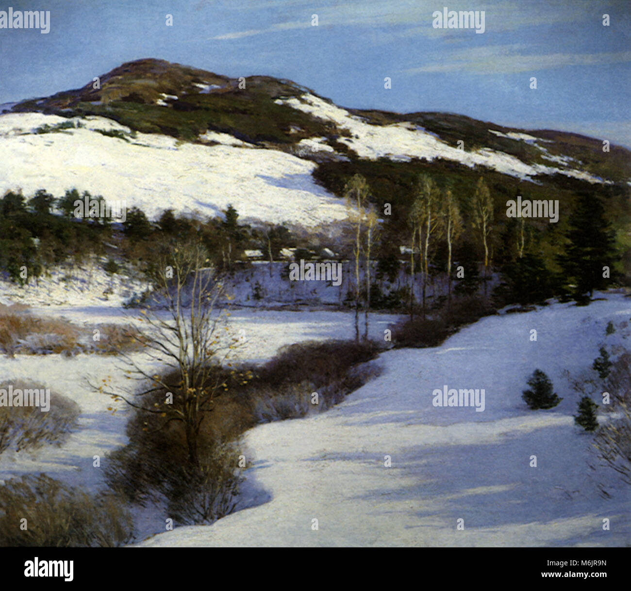 Cornish Hills, Metcalf, Willard Leroy, 1911 Stock Photo - Alamy
