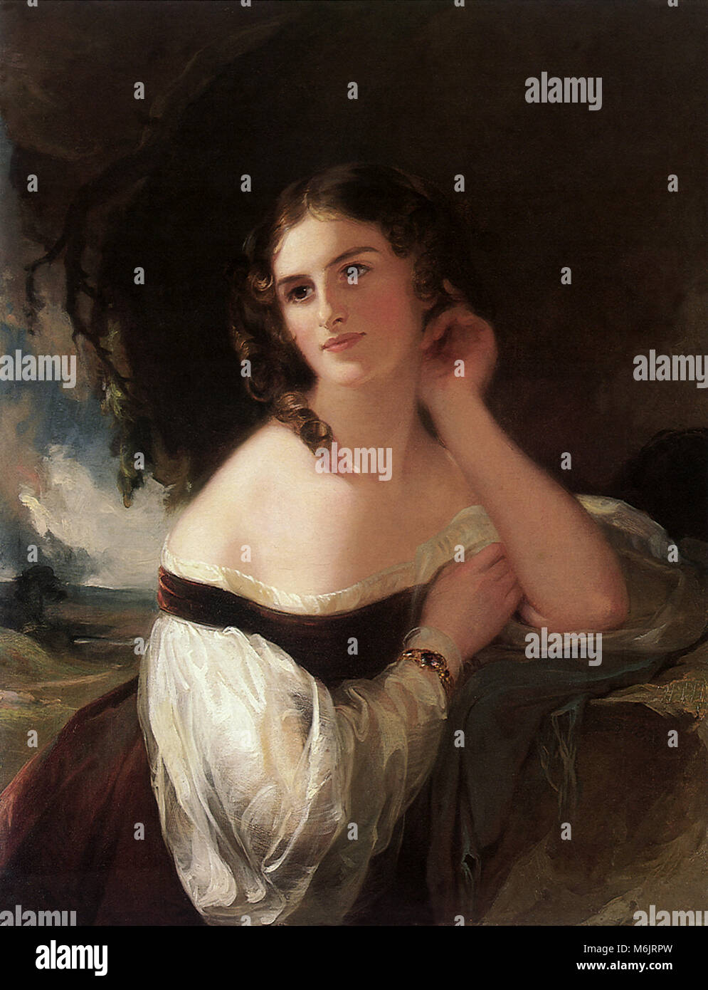 Fanny Kemble, Sully, Thomas, 1834. Stock Photo