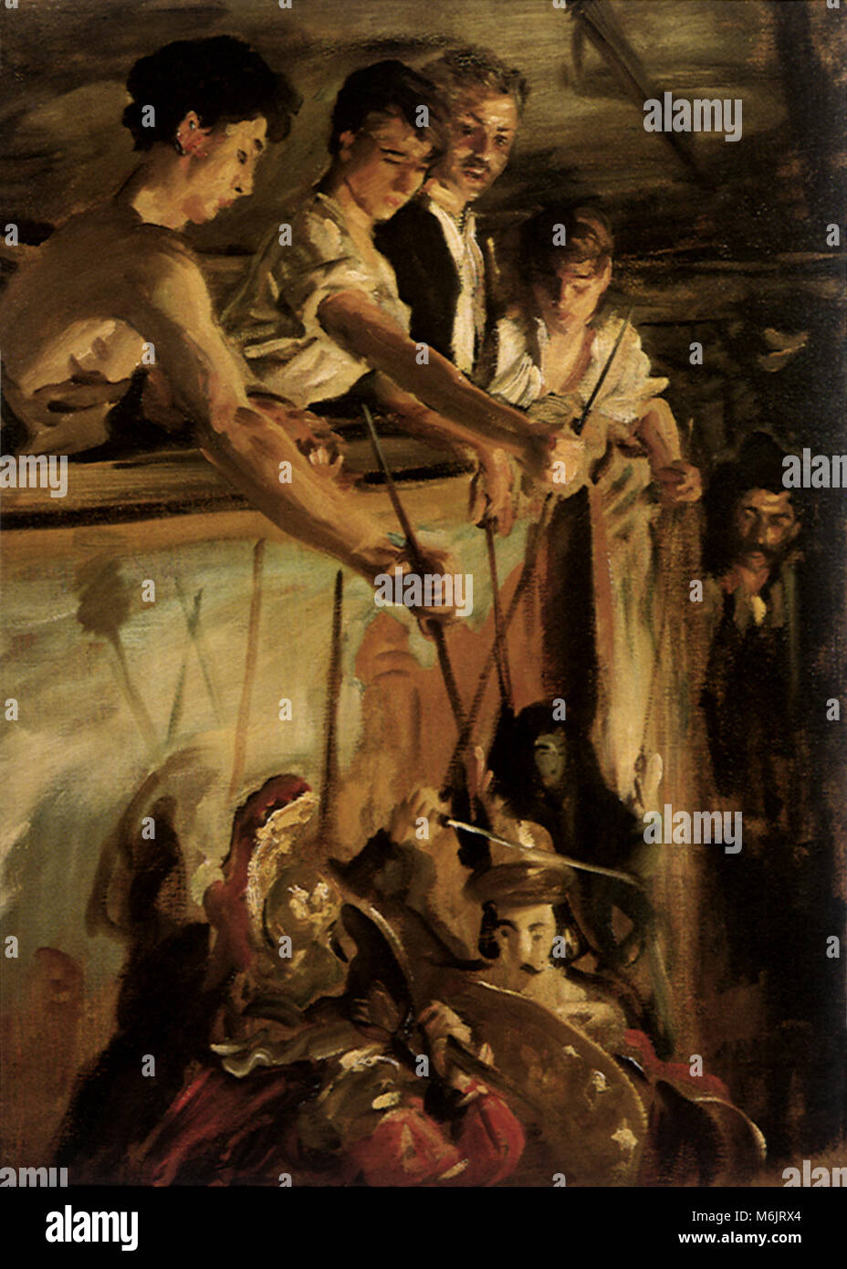 Marionettes, Sargent, John Singer, 1903. Stock Photo