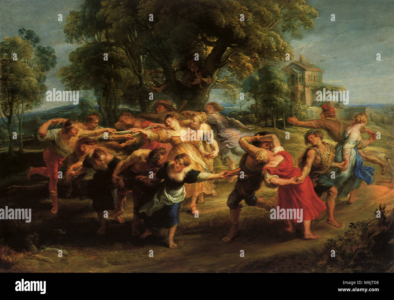 Dance of the Villagers, Rubens, Peter Paul, 1636. Stock Photo