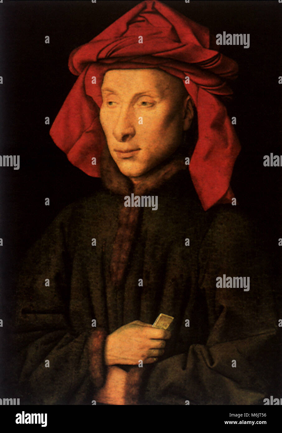 Giovanni Arnolfini, Eyck, Jan van, 1434. Stock Photo
