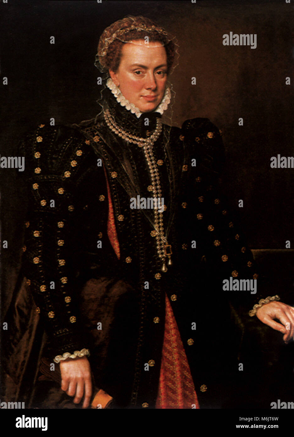 Margaret, Duchess of Parma 1562, Mor, Anthonis, 1562. Stock Photo