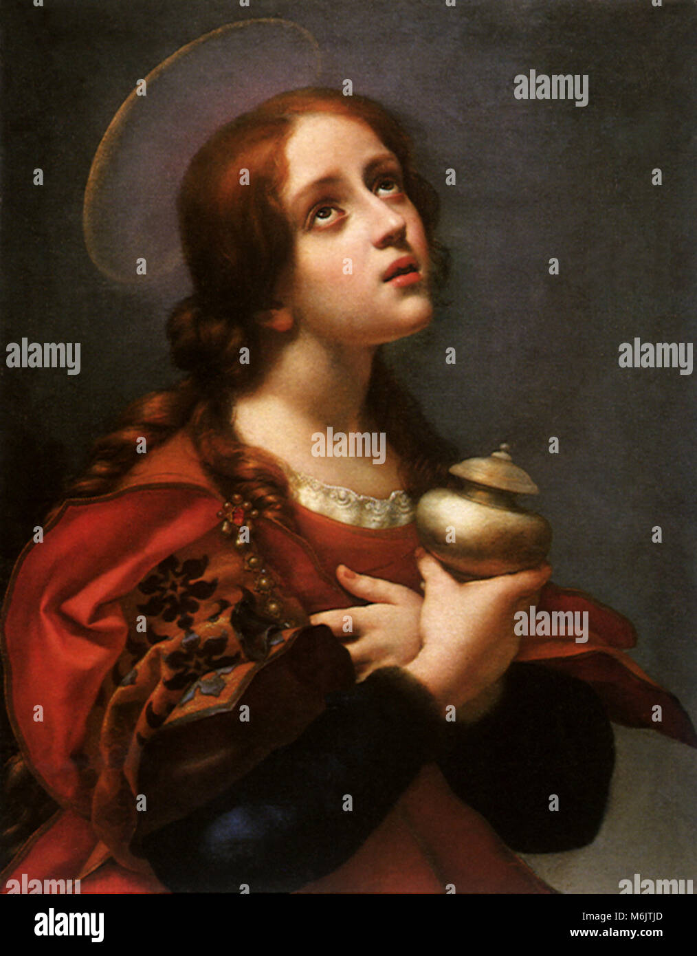 Saint Mary Magdalen, Dolci, Carlo, 1665. Stock Photo
