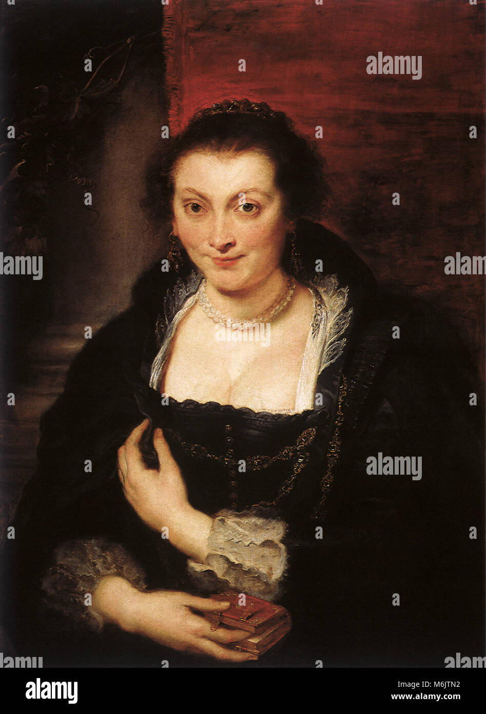 Portrait of Isabella Brant, Rubens, Peter Paul, 1626. Stock Photo