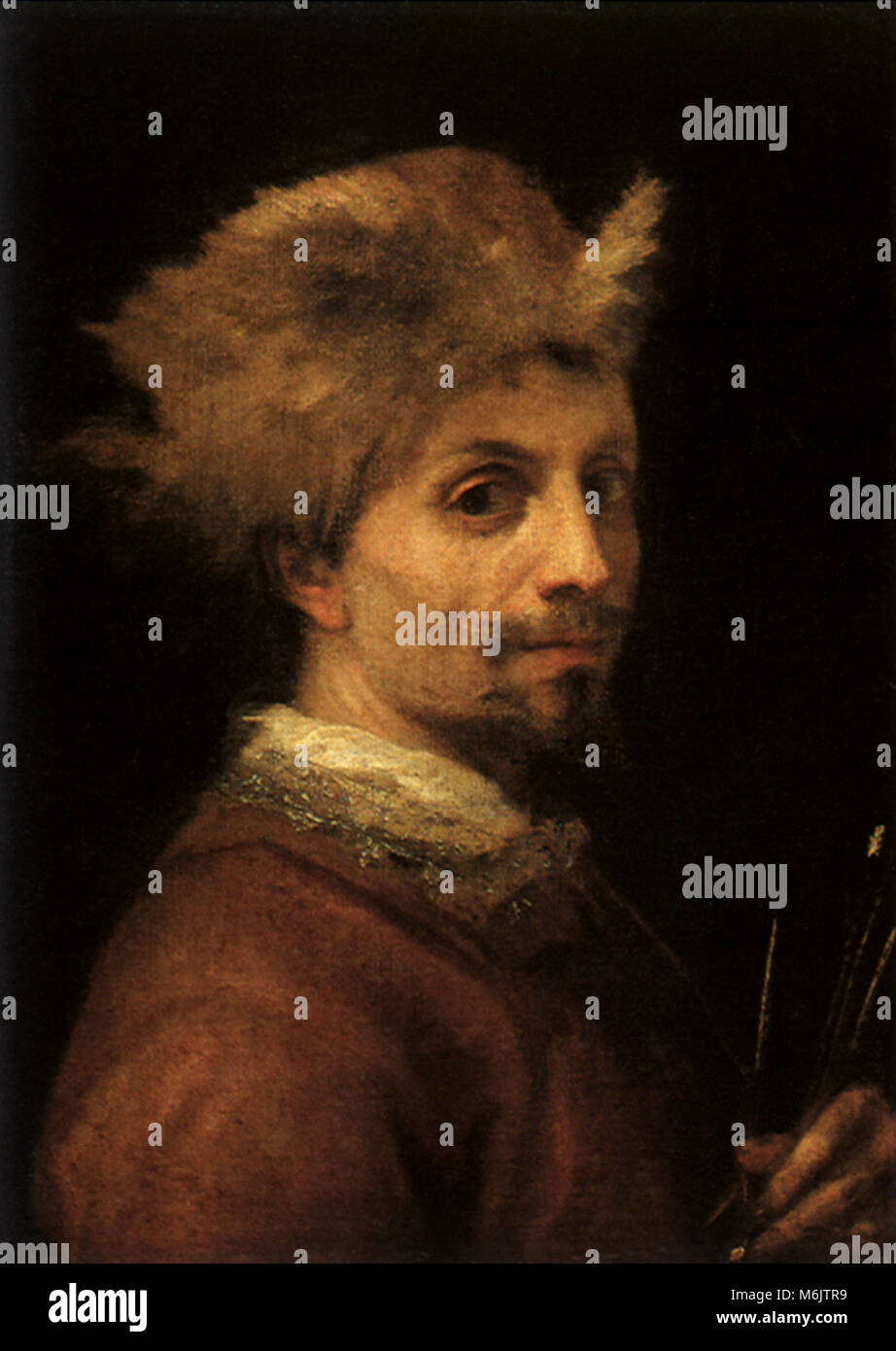 Selfportrait of Ludovico Cigoli, Cigoli Cardi, Ludovico, 1606 Stock